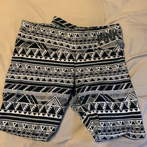 WELL WORN PINK tribal print leggings